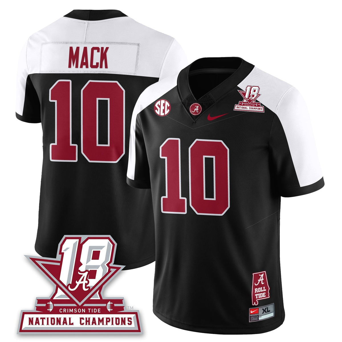 Alabama Crimson Tide 18x-Time National Champions Vapor Limited Jersey
