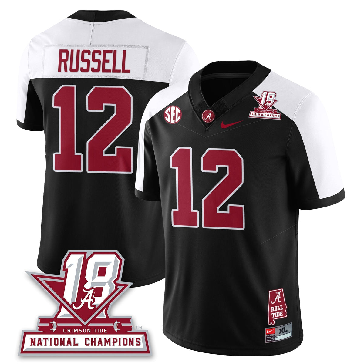 Alabama Crimson Tide 18x-Time National Champions Vapor Limited Jersey