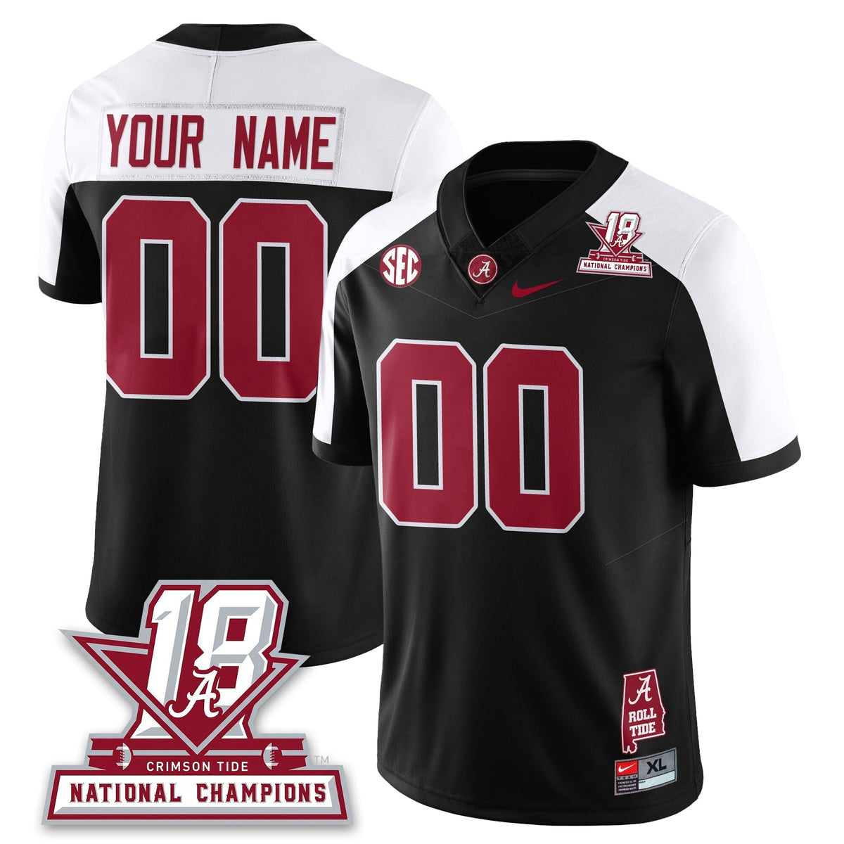 Alabama Crimson Tide 18x-Time National Champions Vapor Limited Jersey
