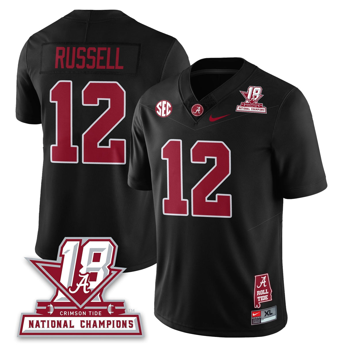 Alabama Crimson Tide 18x-Time National Champions Vapor Limited Jersey