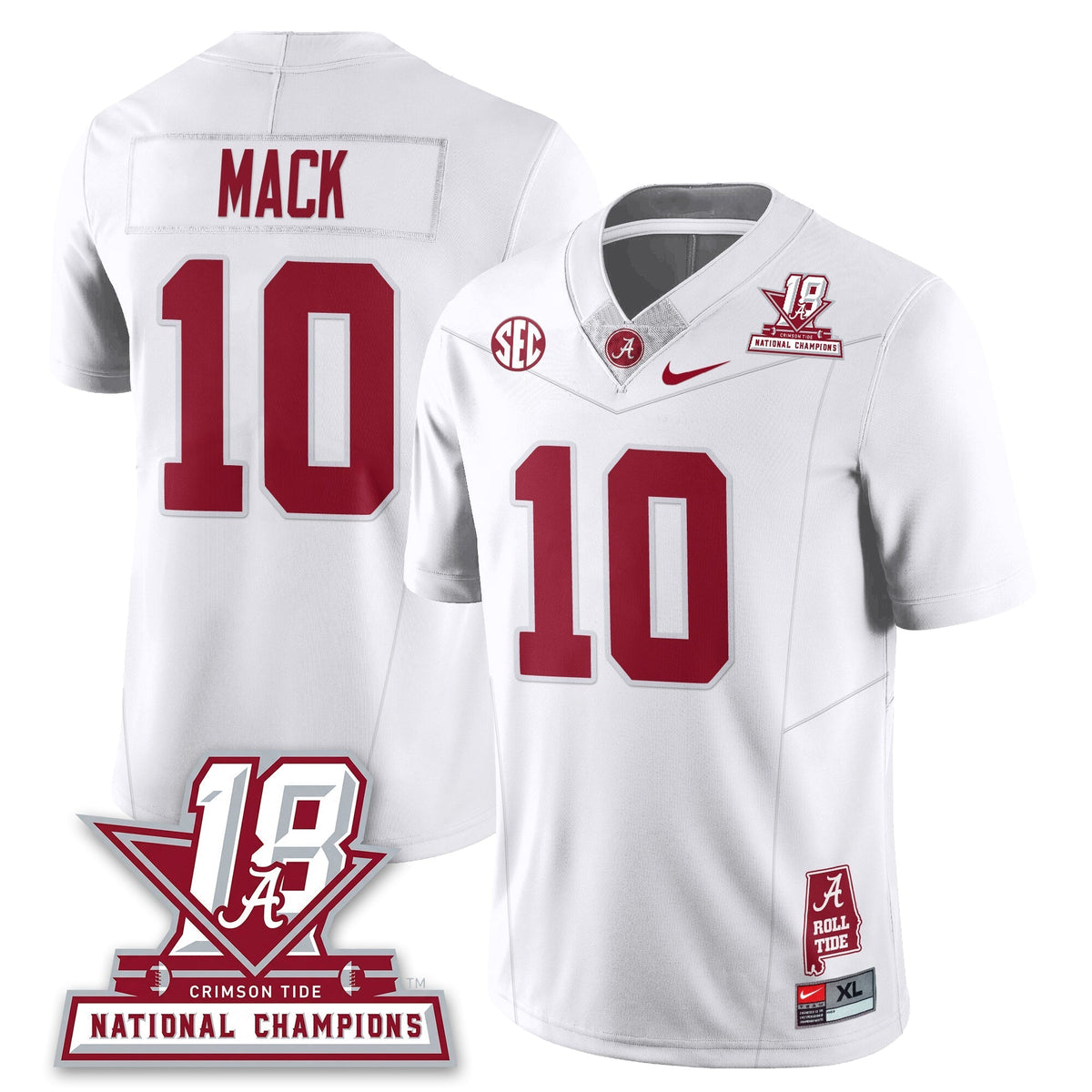 Alabama Crimson Tide 18x-Time National Champions Vapor Limited Jersey