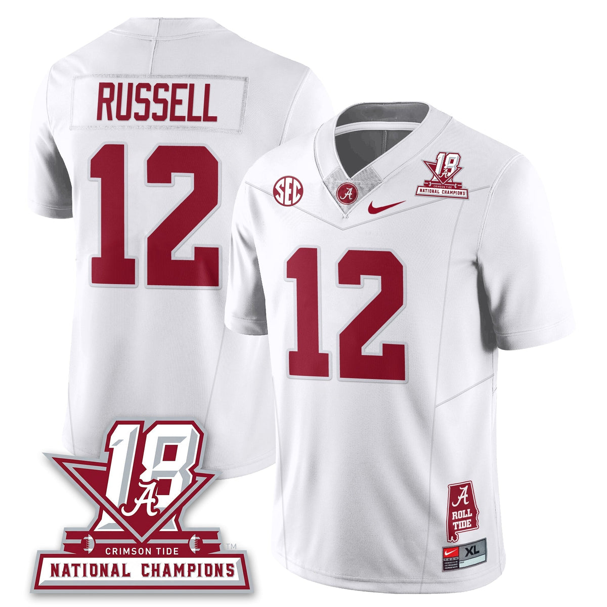 Alabama Crimson Tide 18x-Time National Champions Vapor Limited Jersey