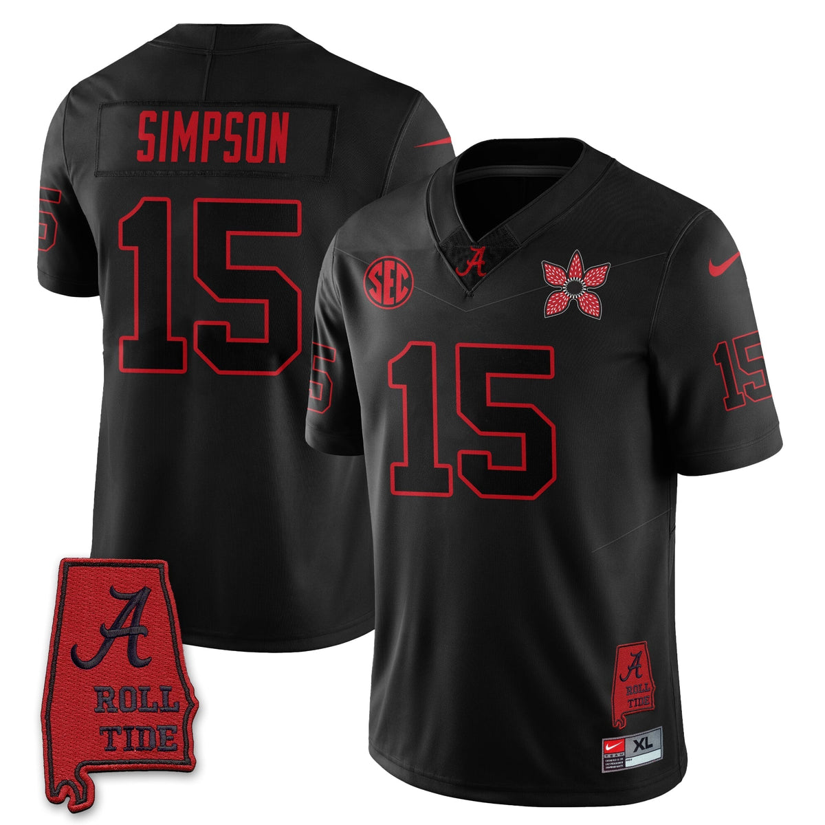 Alabama Crimson Tide 'Stranger Things Edition' Vapor Limited Jersey