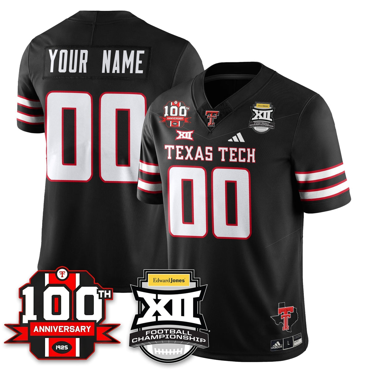 Custom TTU Vapor Limited Jersey - Edward Jones Champions