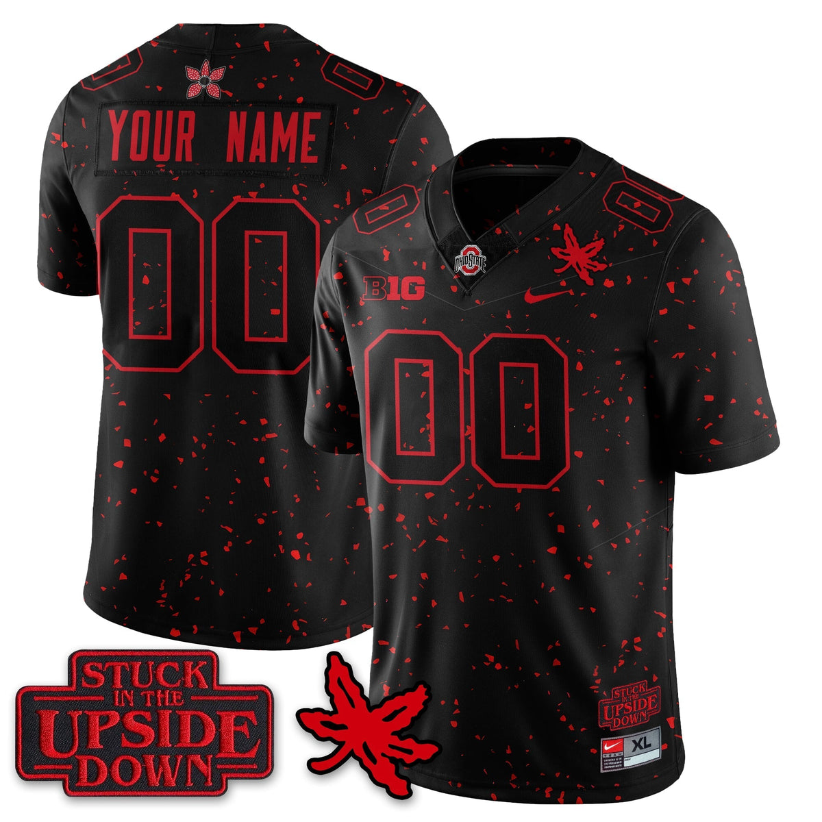 Ohio State Buckeyes 'Stranger Things Edition' Vapor Limited Custom Jersey