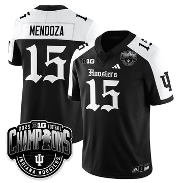 Indiana Hoosiers Gothic Vapor Limited Football Jersey - Big 10 Champions-Cuztomshoes