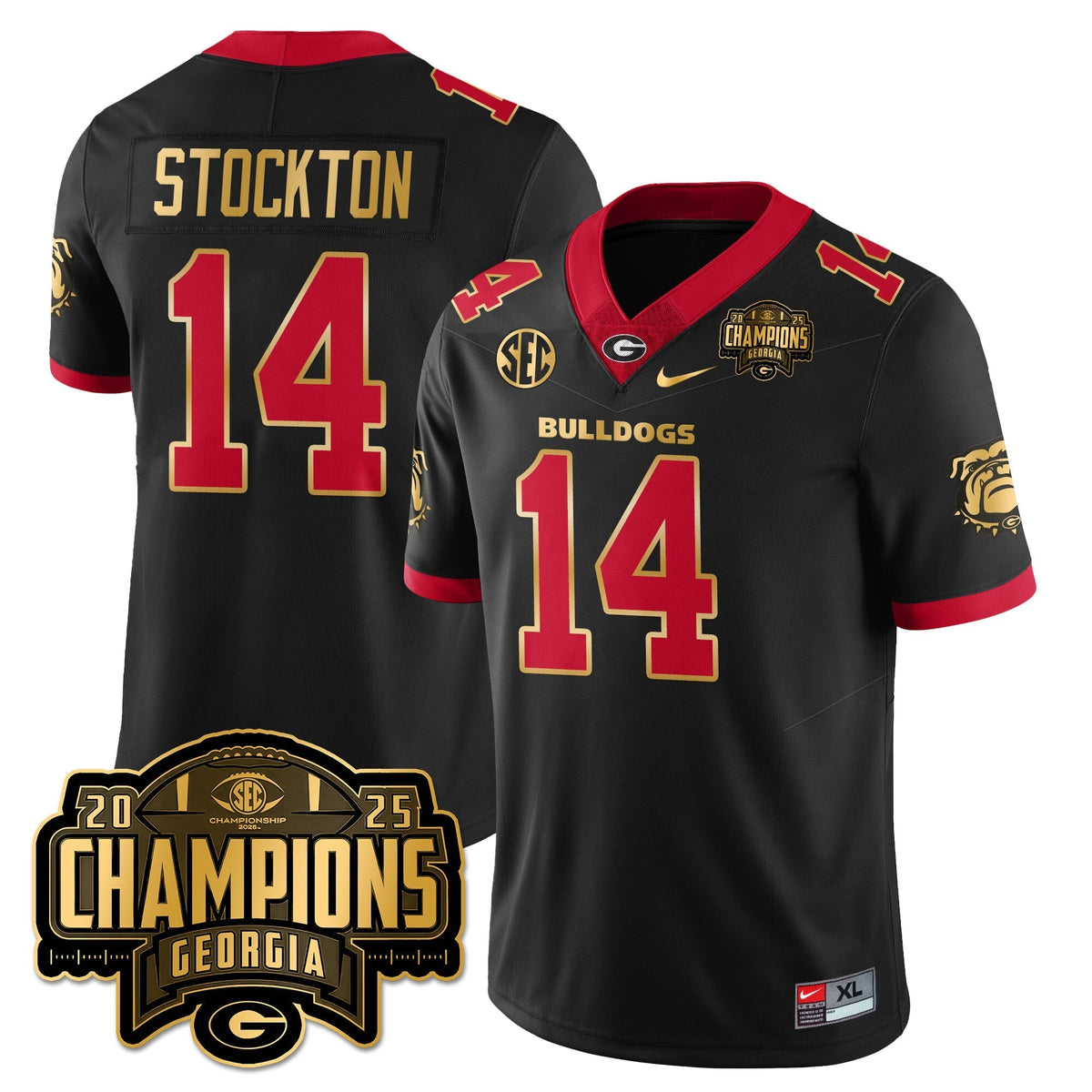 Georgia Bulldogs Vapor Limited Jersey - SEC Football Champions