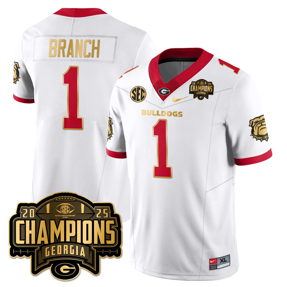 Georgia Bulldogs Vapor Limited Jersey - SEC Football Champions
