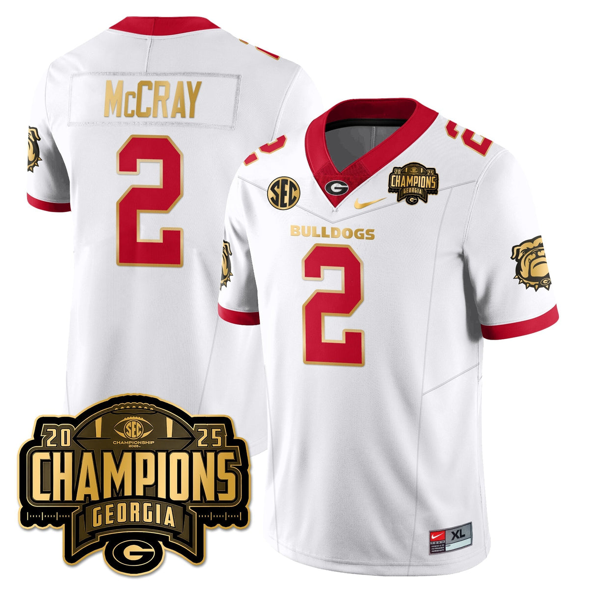 Georgia Bulldogs Vapor Limited Jersey - SEC Football Champions