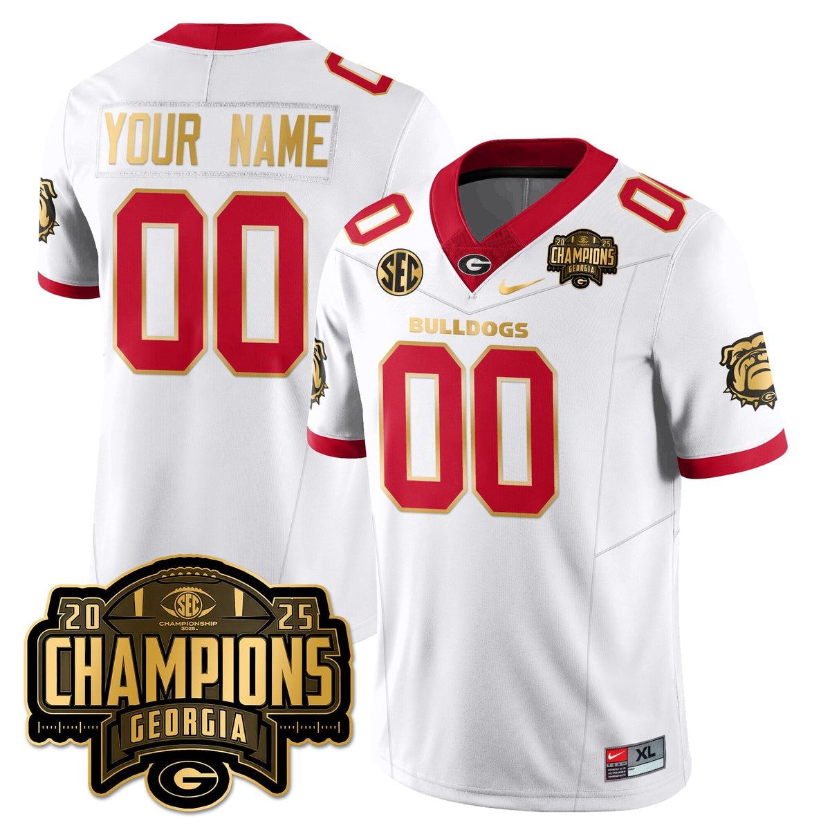 Georgia Bulldogs Vapor Limited Jersey - SEC Football Champions