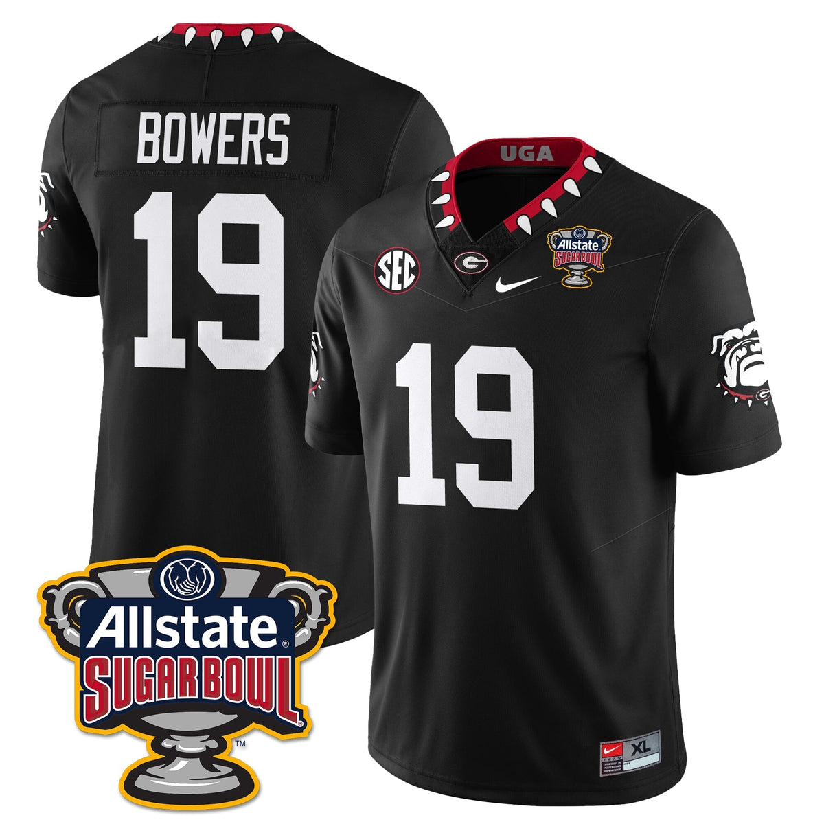 Georgia Bulldogs Vapor Limited Football Jersey - Sugar Bowl