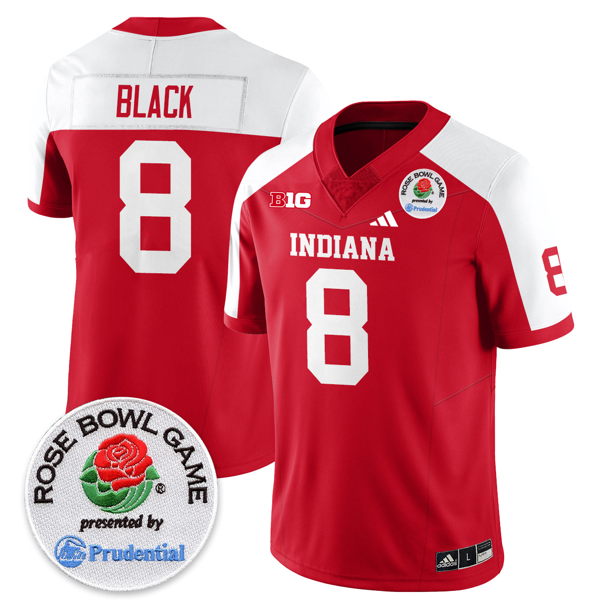 Indiana Hoosiers Vapor Limited Football Jersey - Rose Bowl-Cuztomshoes