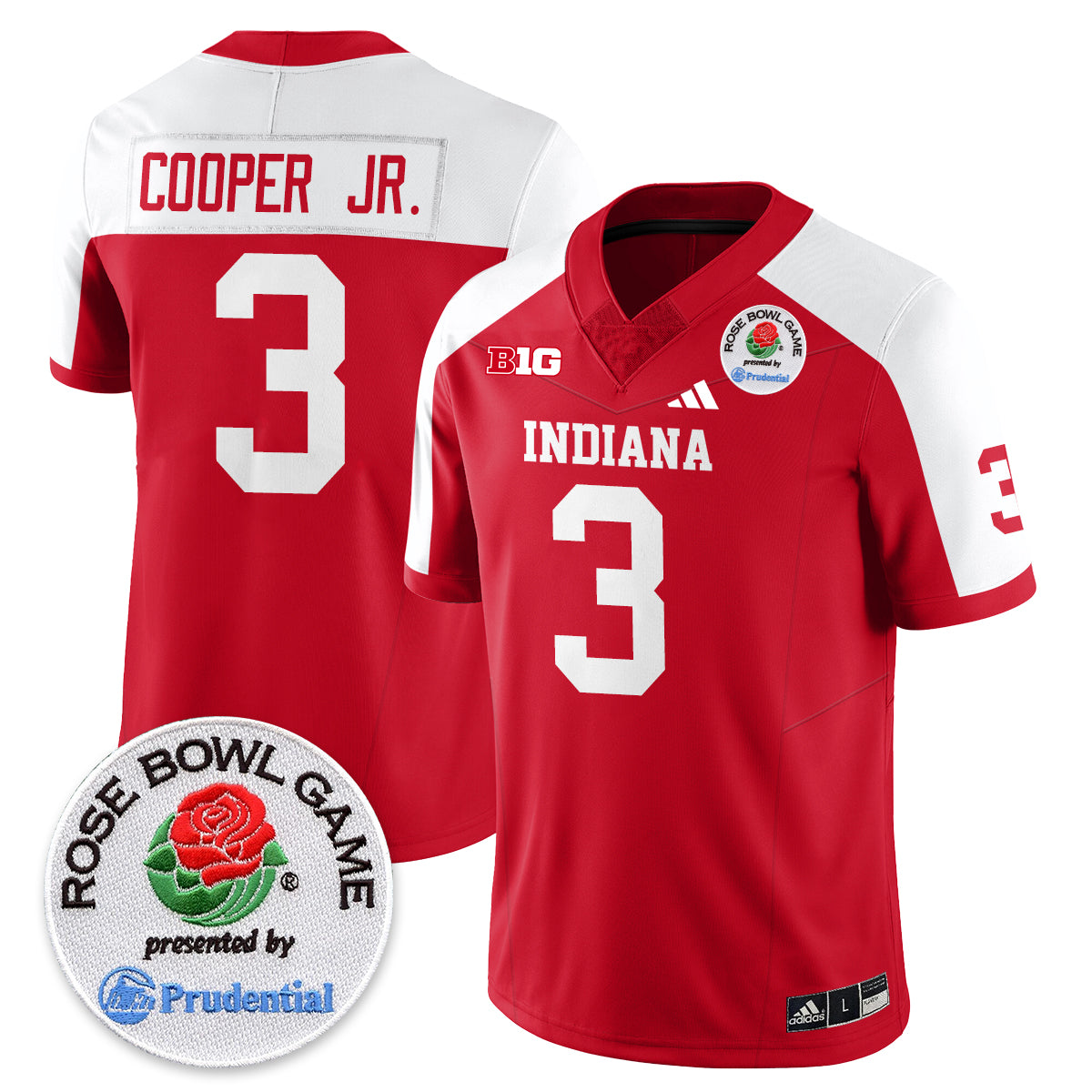 Indiana Hoosiers Vapor Limited Football Jersey - Rose Bowl-Cuztomshoes