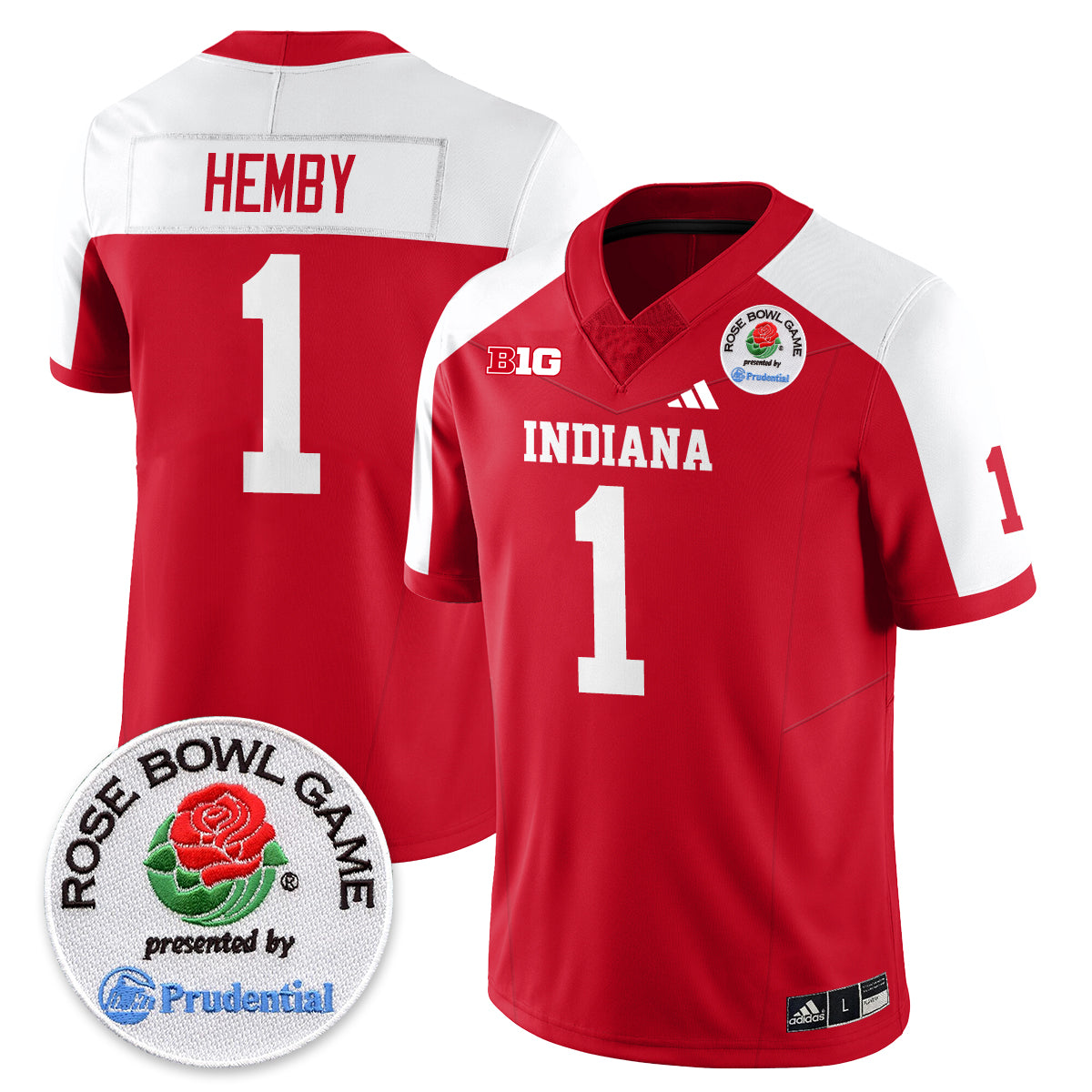 Indiana Hoosiers Vapor Limited Football Jersey - Rose Bowl-Cuztomshoes