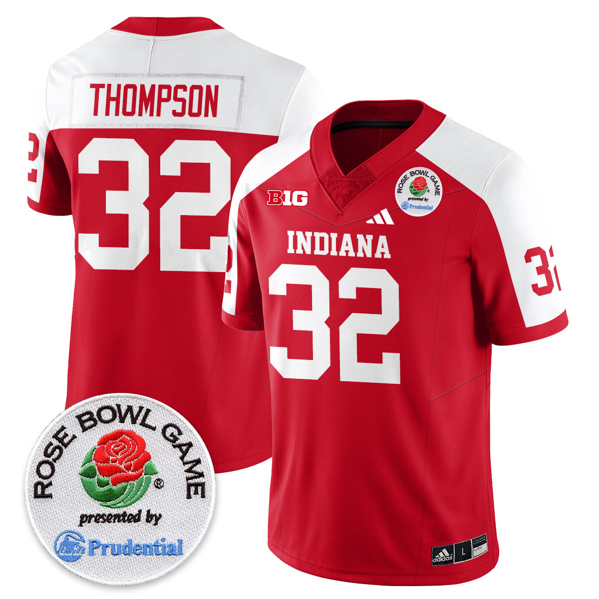 Indiana Hoosiers Vapor Limited Football Jersey - Rose Bowl-Cuztomshoes