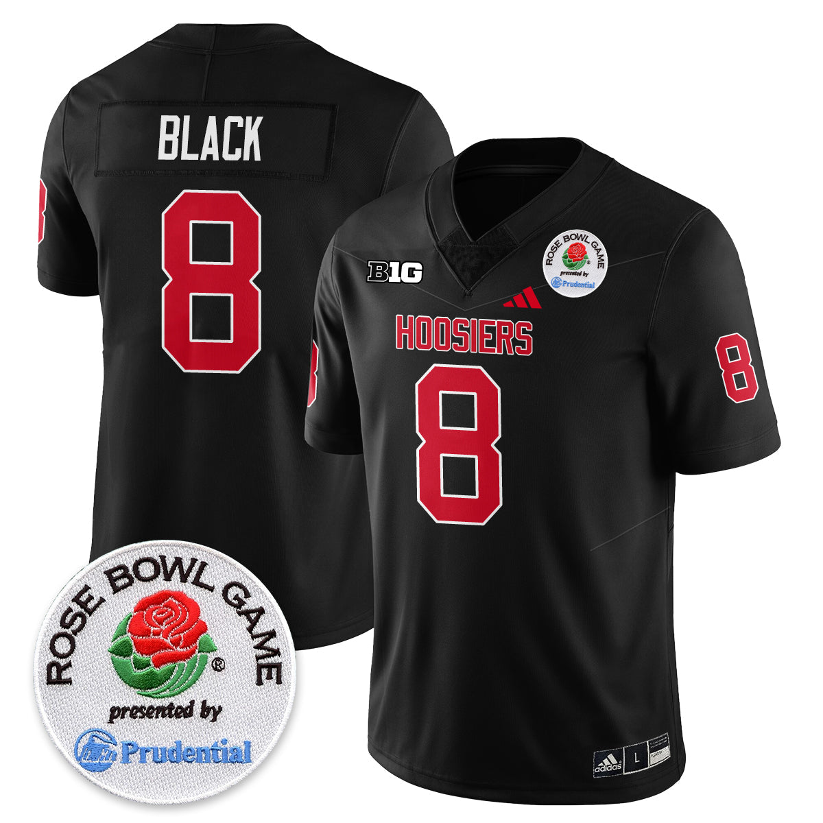 Indiana Hoosiers Vapor Limited Football Jersey - Rose Bowl-Cuztomshoes