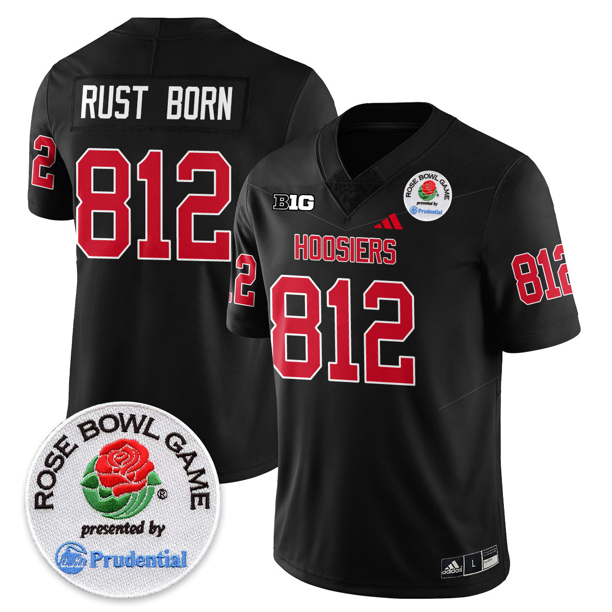 Indiana Hoosiers Vapor Limited Football Jersey - Rose Bowl-Cuztomshoes