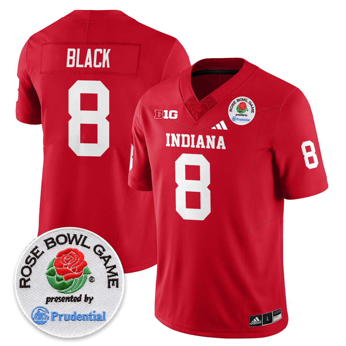 Indiana Hoosiers Vapor Limited Football Jersey - Rose Bowl-Cuztomshoes