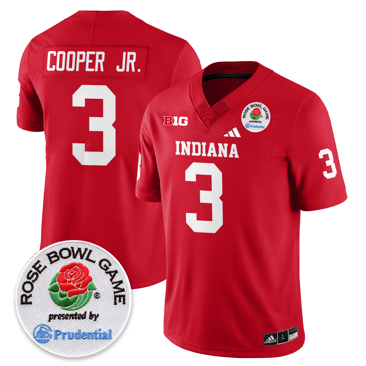 Indiana Hoosiers Vapor Limited Football Jersey - Rose Bowl-Cuztomshoes