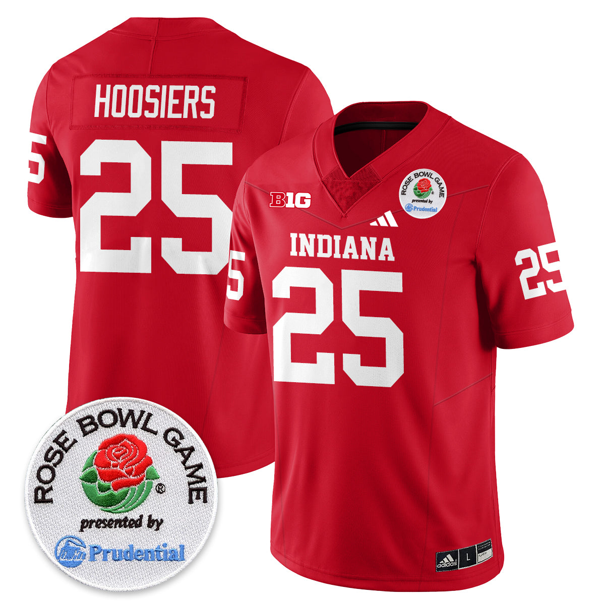 Indiana Hoosiers Vapor Limited Football Jersey - Rose Bowl-Cuztomshoes