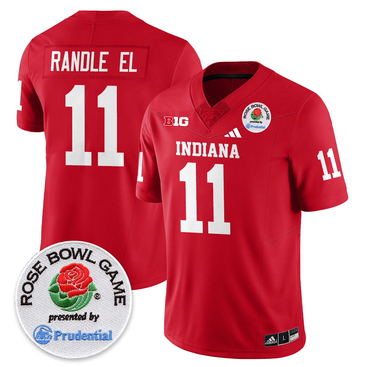 Indiana Hoosiers Vapor Limited Football Jersey - Rose Bowl-Cuztomshoes