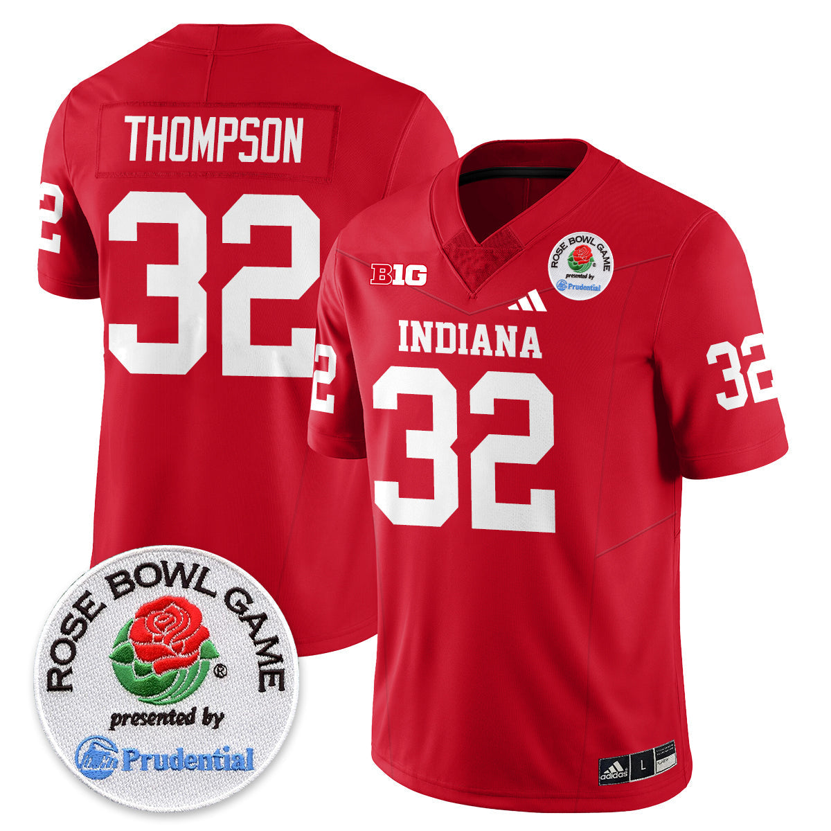 Indiana Hoosiers Vapor Limited Football Jersey - Rose Bowl-Cuztomshoes