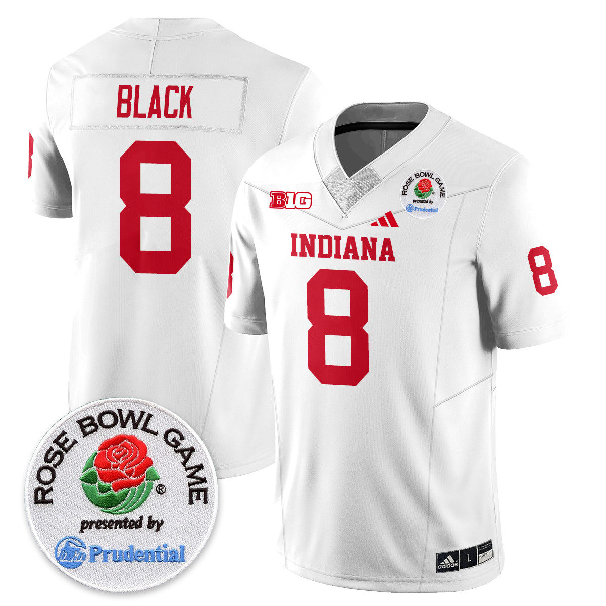 Indiana Hoosiers Vapor Limited Football Jersey - Rose Bowl-Cuztomshoes