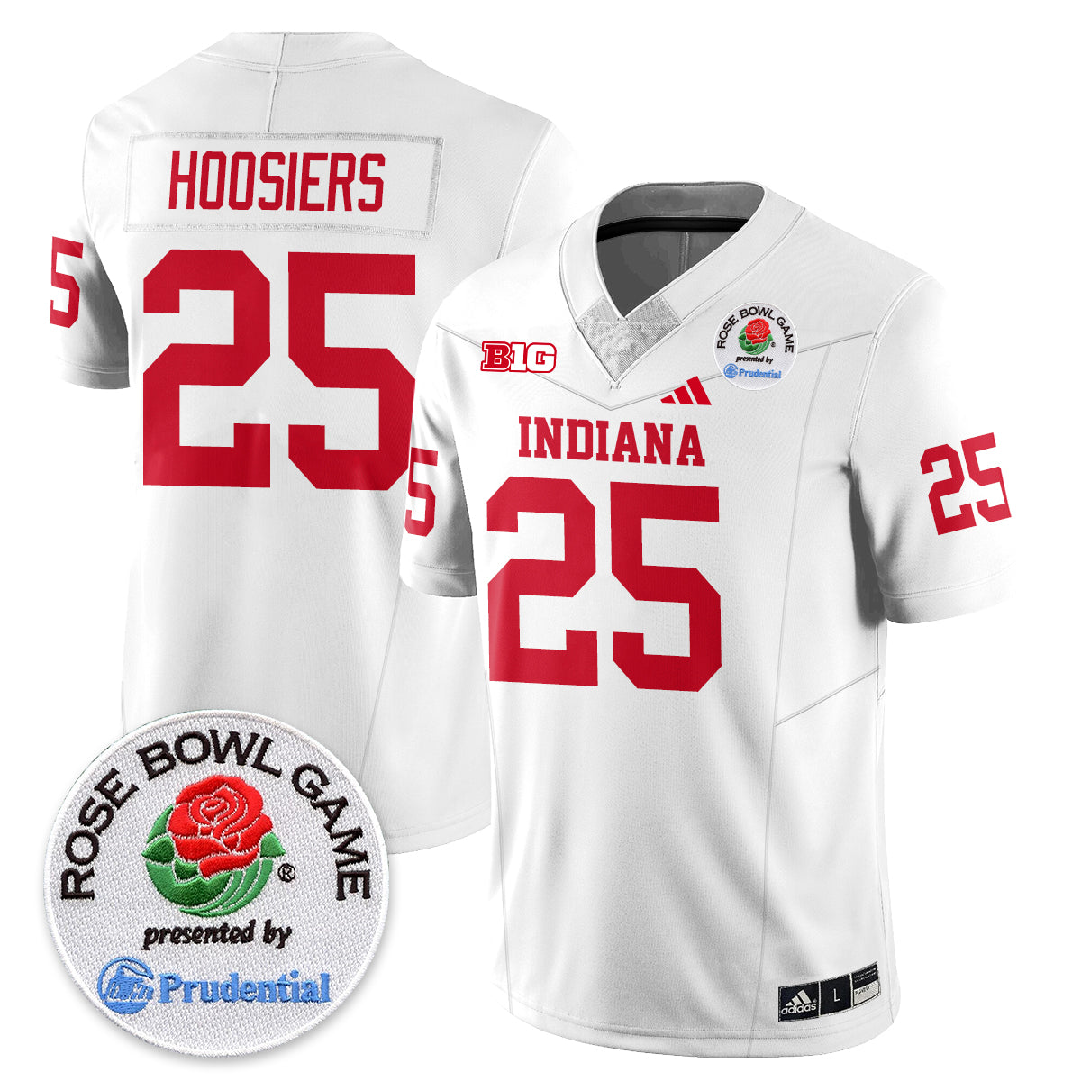 Indiana Hoosiers Vapor Limited Football Jersey - Rose Bowl-Cuztomshoes