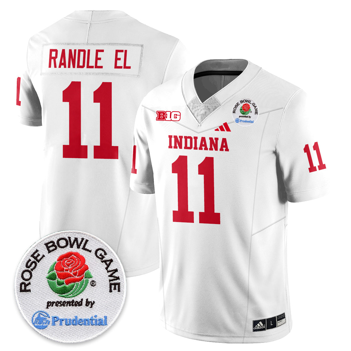 Indiana Hoosiers Vapor Limited Football Jersey - Rose Bowl-Cuztomshoes