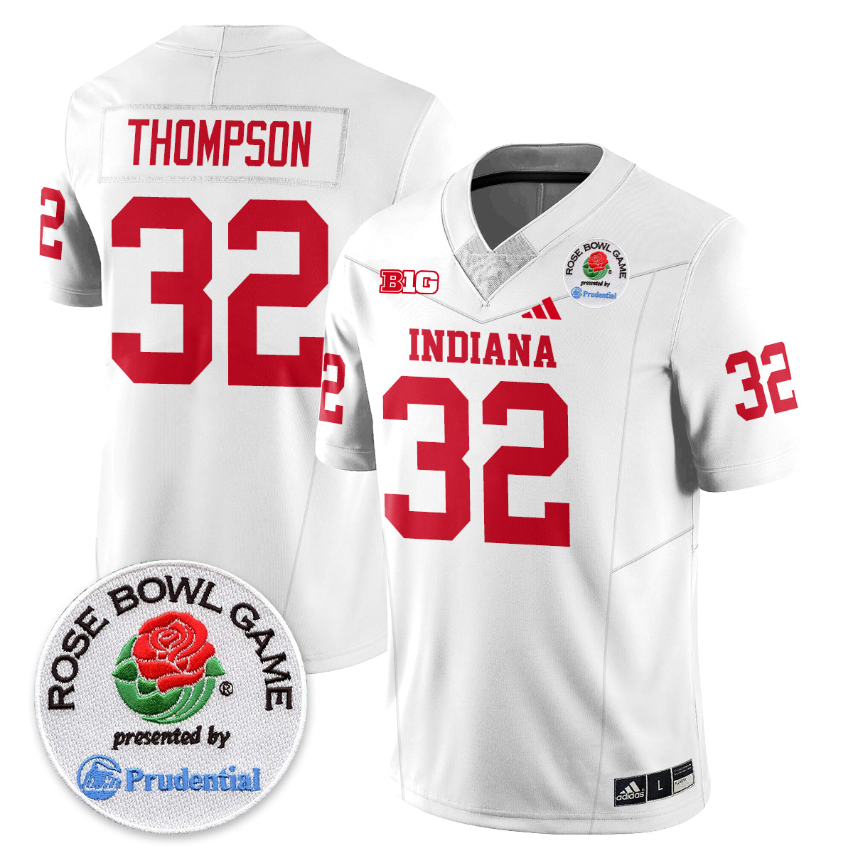 Indiana Hoosiers Vapor Limited Football Jersey - Rose Bowl-Cuztomshoes