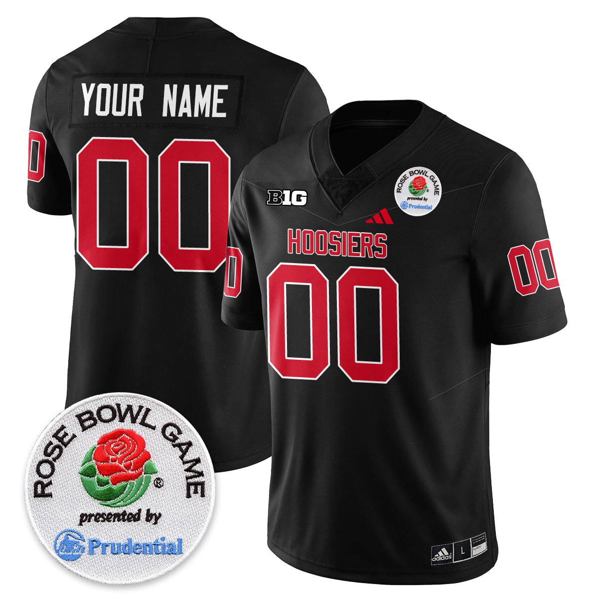 Indiana Hoosiers Vapor Limited Football Custom Jersey - Rose Bowl-Cuztomshoes
