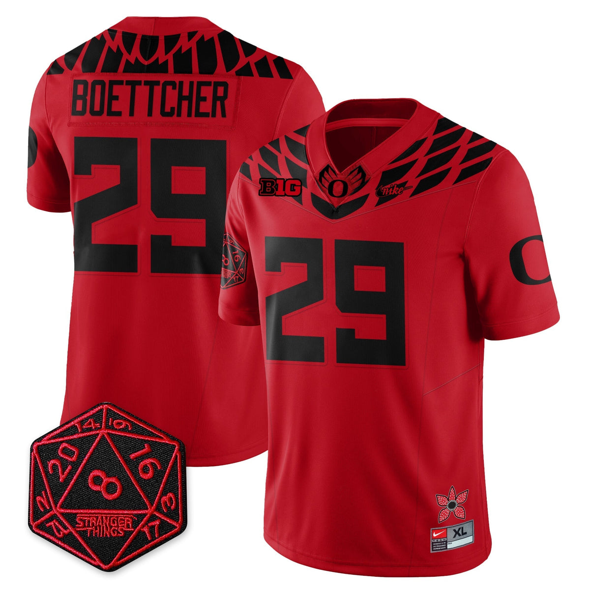 Oregon Ducks "Shoe Duck" Stranger Things Vapor Limited Jersey