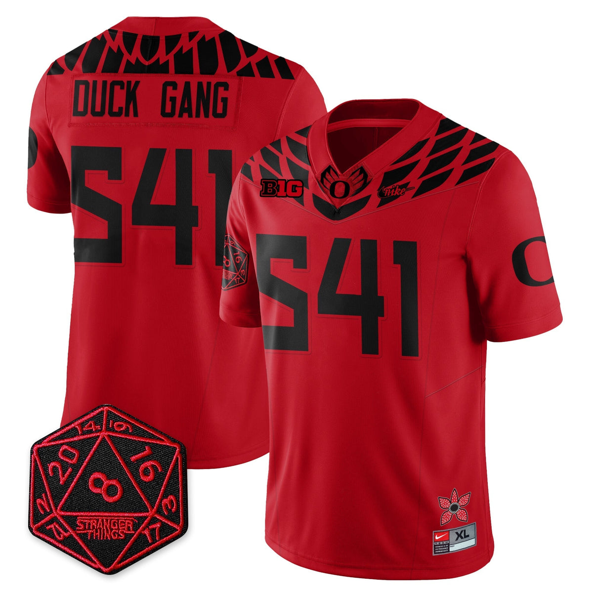 Oregon Ducks "Shoe Duck" Stranger Things Vapor Limited Jersey