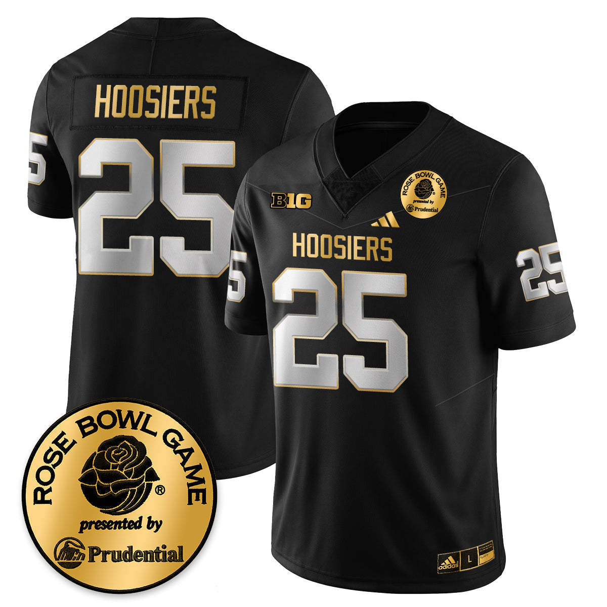Indiana Hoosiers Vapor Limited Football Gold Jersey - Rose Bowl-Cuztomshoes