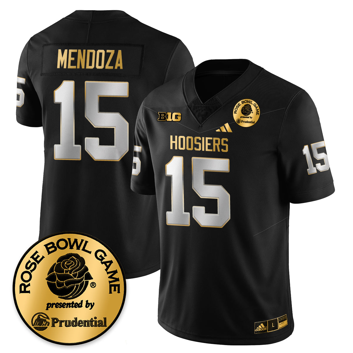 Indiana Hoosiers Vapor Limited Football Gold Jersey - Rose Bowl-Cuztomshoes