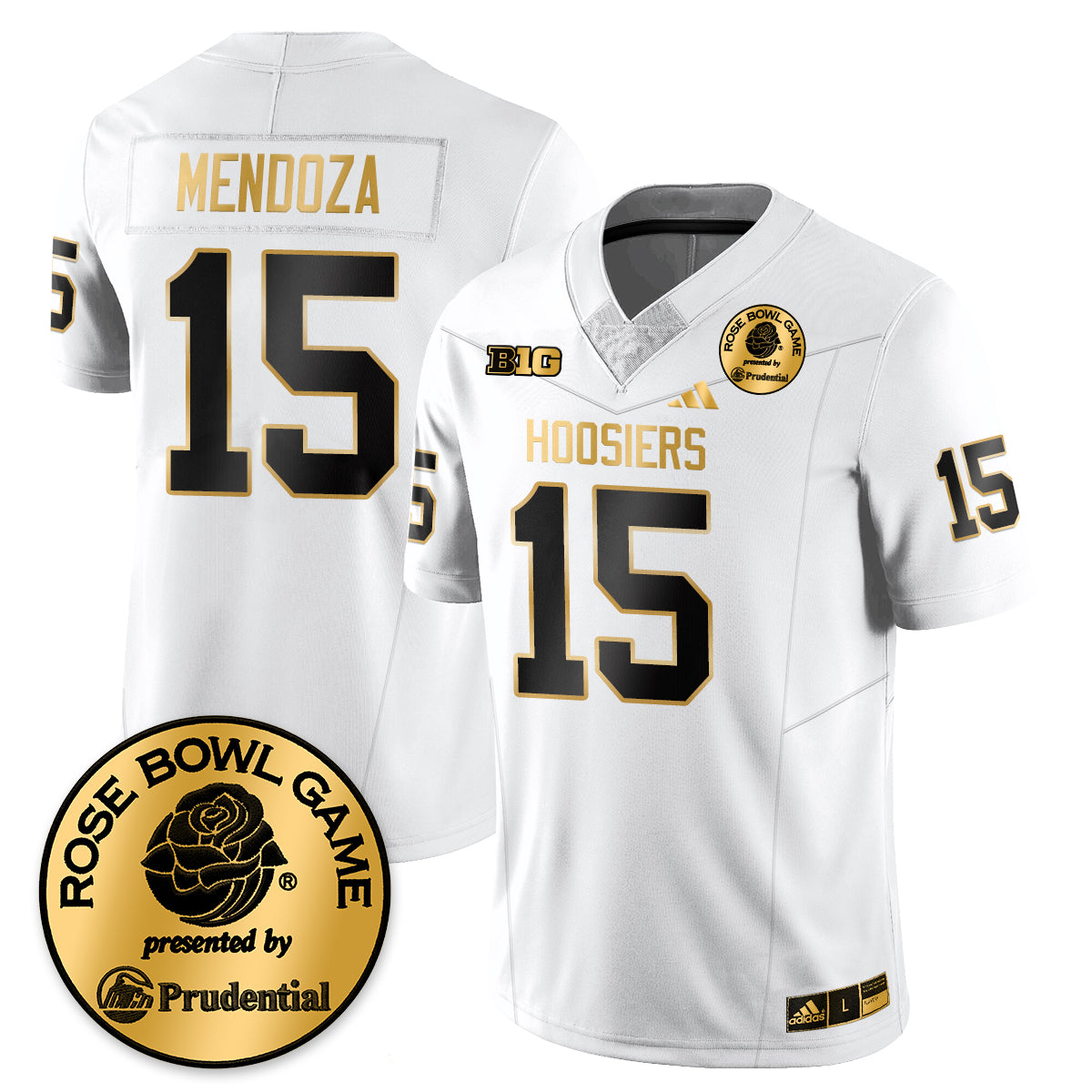 Indiana Hoosiers Vapor Limited Football Gold Jersey - Rose Bowl-Cuztomshoes