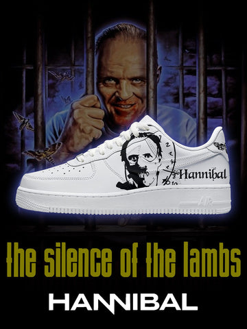 Hannibal Lecter V.1 Custom Low-top Sneakers For Horror Fans