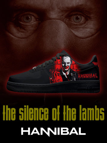 Hannibal Lecter V.3 Custom Low-top Sneakers For Horror Fans