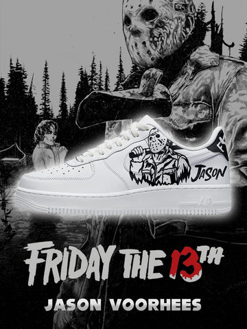 Jason Voorhees V.1 Custom Low-top Sneakers For Horror Fans