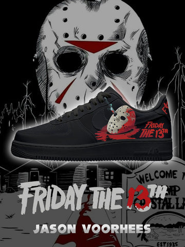 Jason Voorhees V.4 Custom Low-top Sneakers For Horror Fans