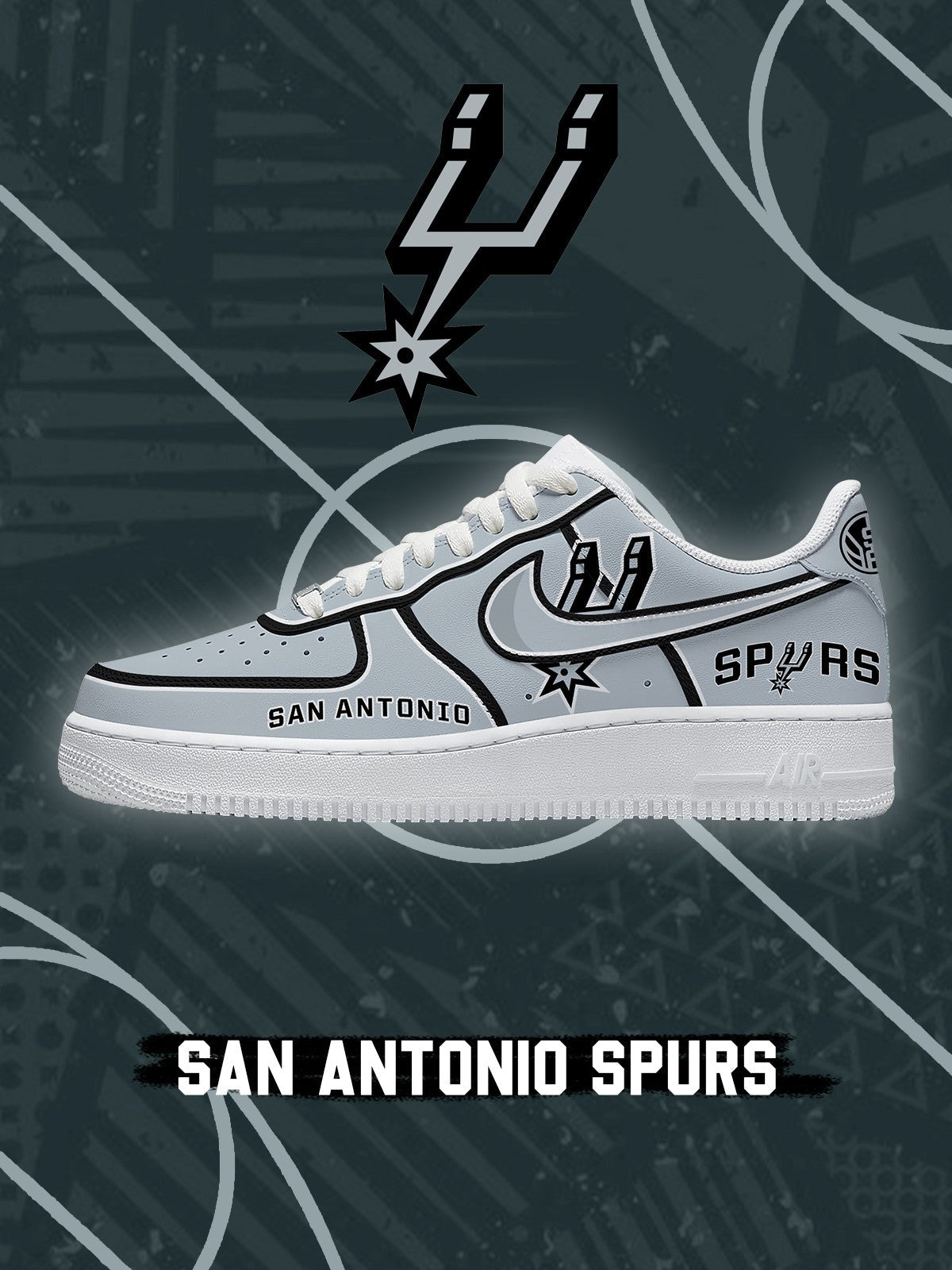 San Antonio Basketball V.3 Custom Low-top Sneakers For Fans