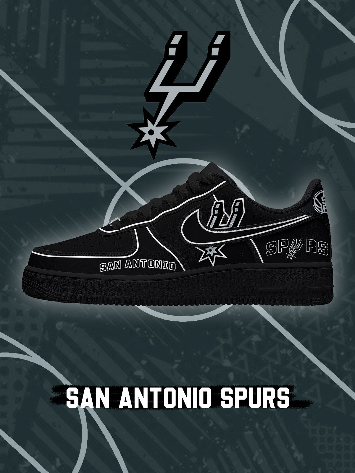 San Antonio Basketball V.4 Custom Low-top Sneakers For Fans