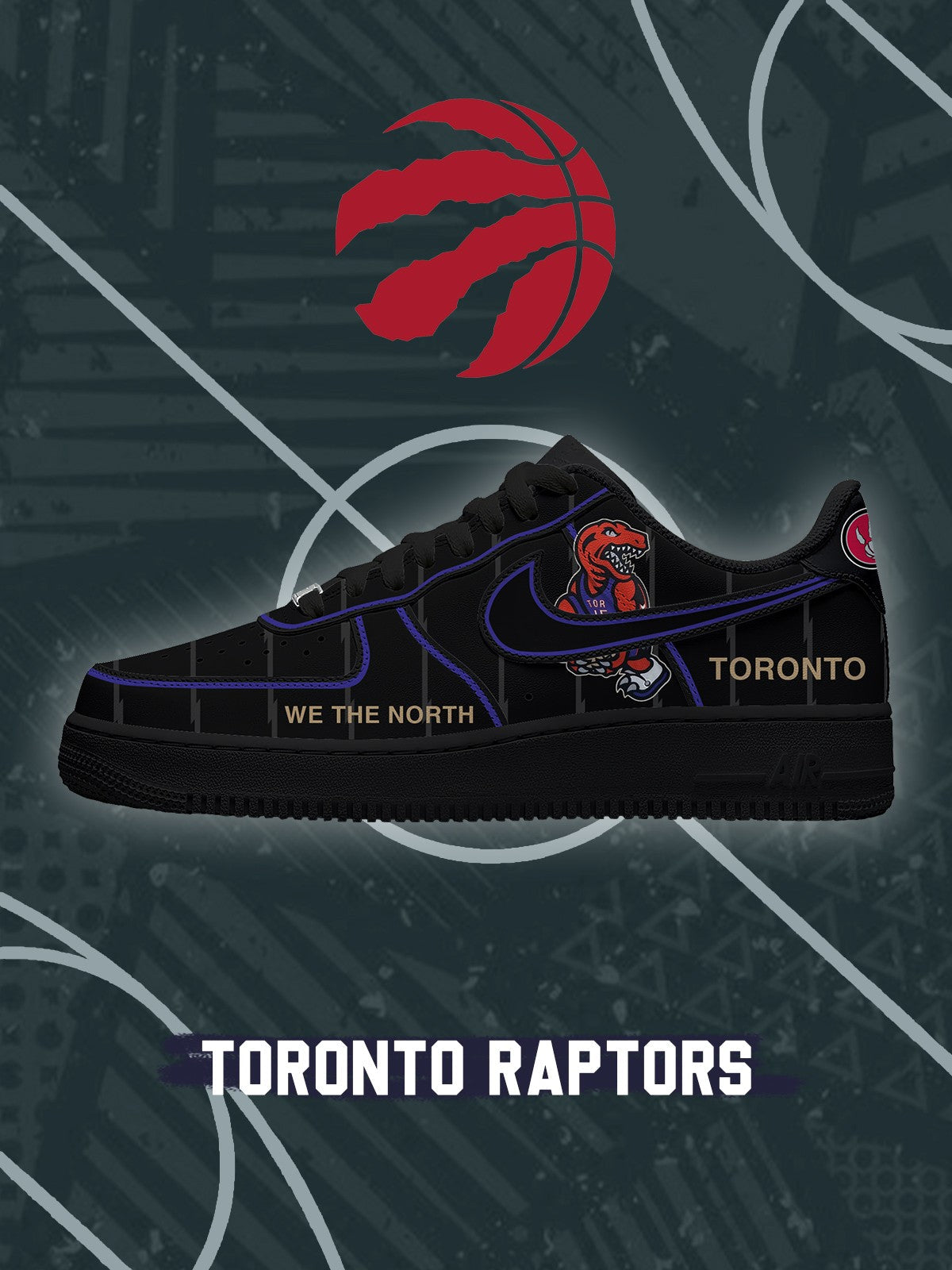 Toronto Basketball V.2 Custom Low-top Sneakers For Fans