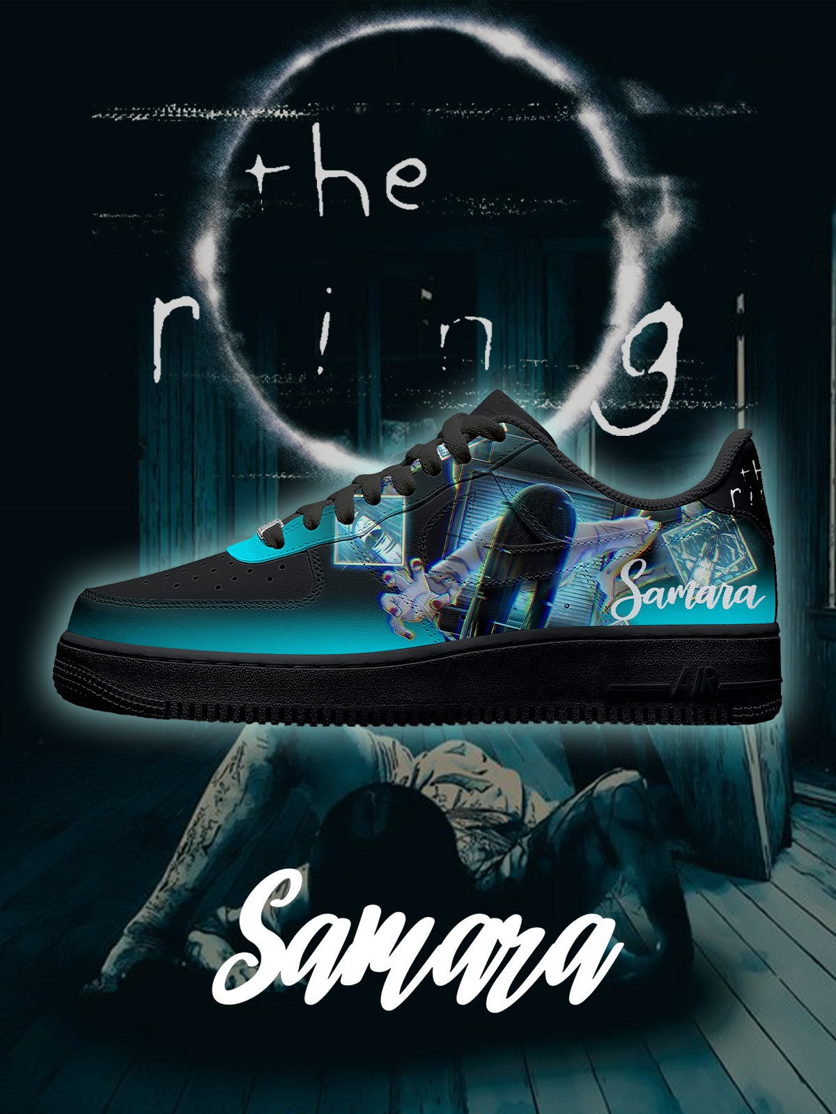 Samara V.1 Custom Low-top Sneakers For Horror Fans