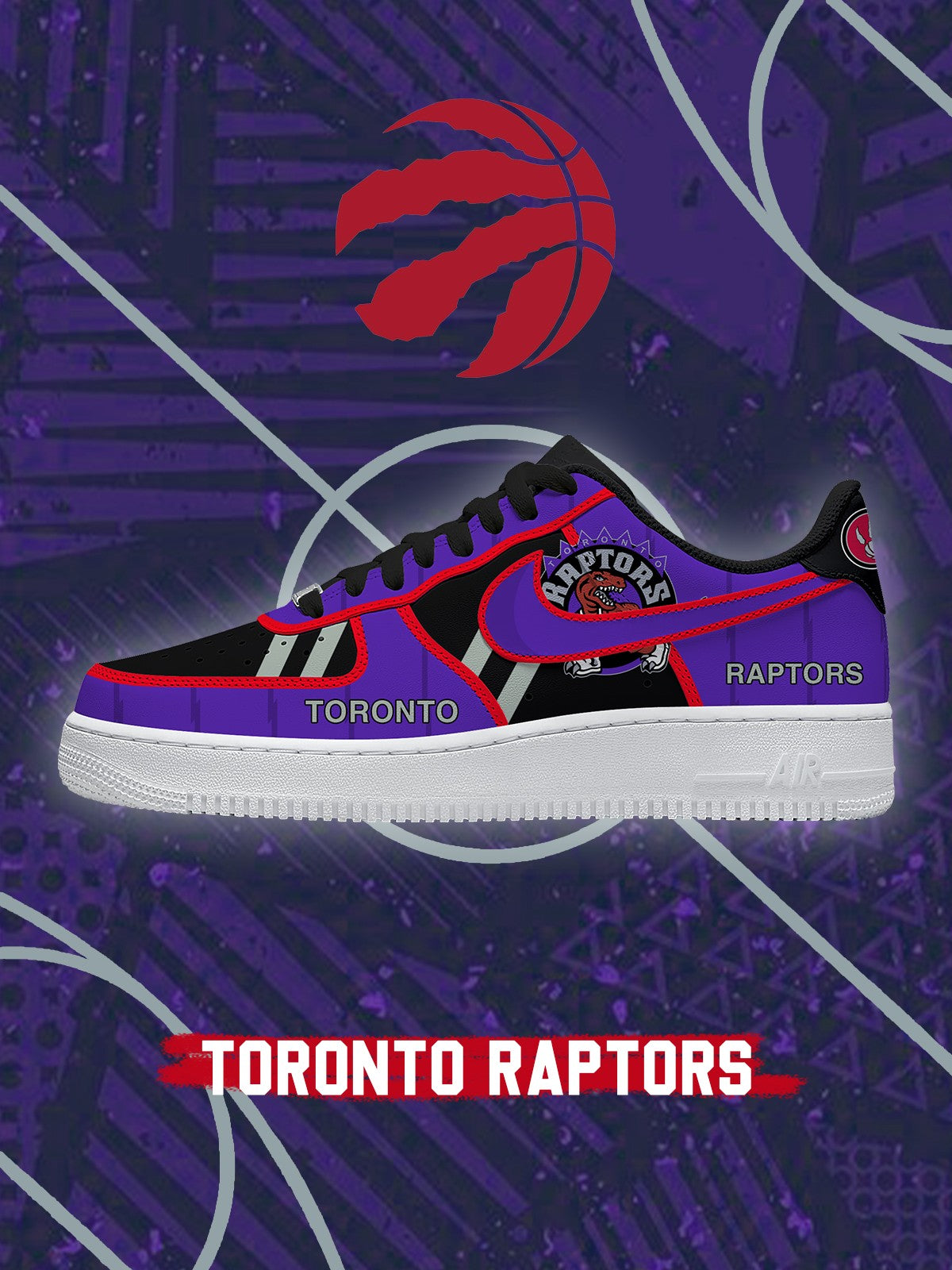 Toronto Basketball V.3 Custom Low-top Sneakers For Fans