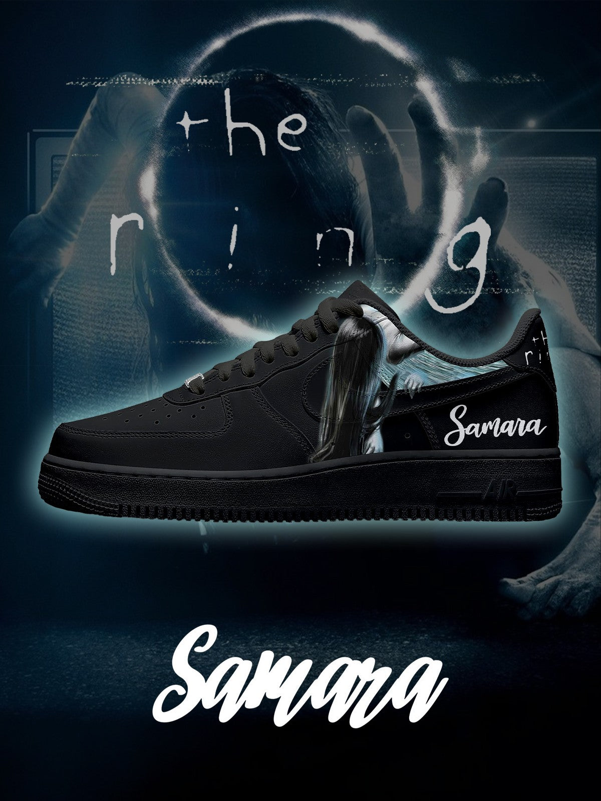 Samara V.2 Custom Low-top Sneakers For Horror Fans