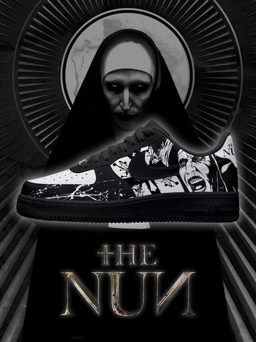 The Nun V.1 Custom Low-top Sneakers For Horror Fans