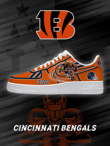 Cincinnati Custom Low-top Sneakers For Football Fans