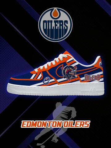 Edmonton Hockey V.2 Custom Low-top Sneakers For Fans