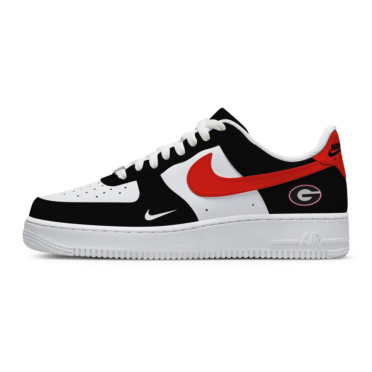 Georgia College Custom Low-top Sneakers For Fans